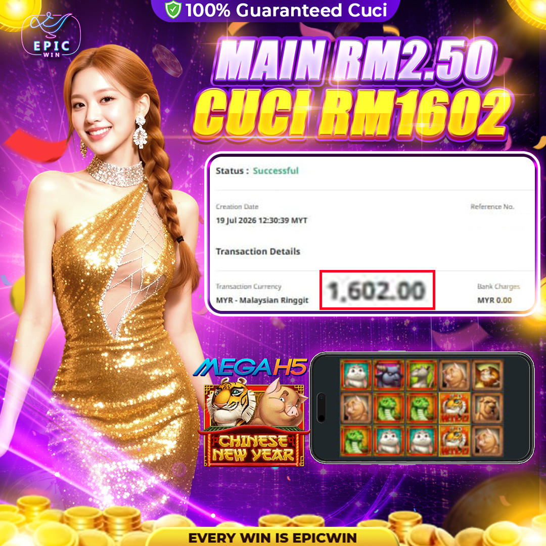 Epic Player Cuci RM1602 Dari MegaH5 Game
